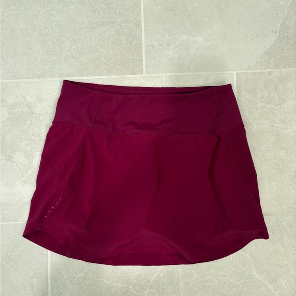 Athleta Run With It 14” Skort Exotic Fuchsia Size Small Petite - Picture 2 of 12